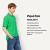 Amazon Essentials Men’s Regular-Fit Cotton Pique Polo Shirt, Short Sleeve (Available in Big & Tall)(Bright Emerald Green)