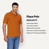 Amazon Essentials Men’s Regular-Fit Cotton Pique Polo Shirt, Short Sleeve (Available in Big & Tall)(Caramel)
