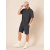 Amazon Essentials Men’s Regular-Fit Cotton Pique Polo Shirt, Short Sleeve (Available in Big & Tall)(Charcoal Heather)