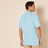 Amazon Essentials Men’s Regular-Fit Cotton Pique Polo Shirt, Short Sleeve (Available in Big & Tall)(Light Blue)