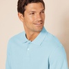 Amazon Essentials Men’s Regular-Fit Cotton Pique Polo Shirt, Short Sleeve (Available in Big & Tall)(Light Blue)