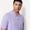 Amazon Essentials Men’s Regular-Fit Cotton Pique Polo Shirt, Short Sleeve (Available in Big & Tall)(Lilac)