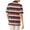 Amazon Essentials Men’s Regular-Fit Cotton Pique Polo Shirt, Short Sleeve (Available in Big & Tall)(Navy Bar Stripe)