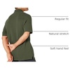 Amazon Essentials Men’s Regular-Fit Cotton Pique Polo Shirt, Short Sleeve (Available in Big & Tall)(Olive)