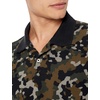 Amazon Essentials Men’s Regular-Fit Cotton Pique Polo Shirt, Short Sleeve (Available in Big & Tall)(Olive Geo Camo)