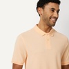Amazon Essentials Men’s Regular-Fit Cotton Pique Polo Shirt, Short Sleeve (Available in Big & Tall)(Pale Peach)