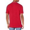 Amazon Essentials Men’s Regular-Fit Cotton Pique Polo Shirt, Short Sleeve (Available in Big & Tall)(Red Twin Stripe)