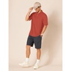 Amazon Essentials Men’s Regular-Fit Cotton Pique Polo Shirt, Short Sleeve (Available in Big & Tall)(Rust)