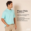 Amazon Essentials Men’s Regular-Fit Cotton Pique Polo Shirt, Short Sleeve (Available in Big & Tall)(White)
