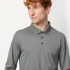 Amazon Essentials Men’s Slim Fit Long Sleeve Quick Dry Golf Polo Shirt(Dark Grey Heather)