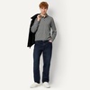 Amazon Essentials Men’s Slim Fit Long Sleeve Quick Dry Golf Polo Shirt(Dark Grey Heather)