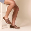 Amazon Essentials Men’s Slip-On Boat Shoes with Ventilation, Non-Slip Sole, Cushioned Insole(Brown)