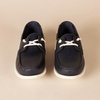 Amazon Essentials Men’s Slip-On Boat Shoes with Ventilation, Non-Slip Sole, Cushioned Insole(Navy)