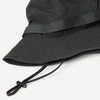 Amazon Essentials Men’s Washed Nylon Outdoor Wide Brim Sun Bucket Hat(Black)