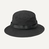 Amazon Essentials Men’s Washed Nylon Outdoor Wide Brim Sun Bucket Hat(Black)
