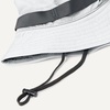 Amazon Essentials Men’s Washed Nylon Outdoor Wide Brim Sun Bucket Hat(White)