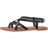 Amazon Essentials Women’s Casual Strappy Sandal(Black)