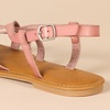 Amazon Essentials Women’s Casual Strappy Sandal(Dusty Rose)