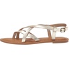 Amazon Essentials Women’s Casual Strappy Sandal(Gold)