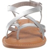 Amazon Essentials Women’s Casual Strappy Sandal(Silver)