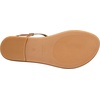 Amazon Essentials Women’s Casual Thong Leather Sandal with Ankle Strap, Wide Width Available(Mushroom Brown)