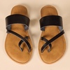 Amazon Essentials Women’s One Band Non-Slip Flip Flop Sandal(Black)