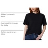 Amazon Essentials Women’s Oversized T-Shirt Cotton Span(Black)
