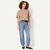 Amazon Essentials Women’s Oversized T-Shirt Cotton Span(Tan)