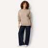 Amazon Essentials Women’s Oversized-Fit Fleece Hoodie(Taupe)