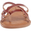 Amazon Essentials Women’s Strappy Slide Flat Sandal(Tan)