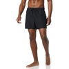 Amazon Essentials Men’s 7″ Quick-Dry Swim Trunk, Lightweight Breathable(Black)