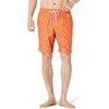 Amazon Essentials Men’s 9″ Quick-Dry Lightweight Breathable Swim Trunk with Mesh Liner(Caramel Coral Tropical Leaves)