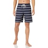 Amazon Essentials Men’s 9″ Quick-Dry Lightweight Breathable Swim Trunk with Mesh Liner(Navy Stripe)