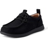 Amazon Essentials Men’s Canvas Moc Toe Loafer(Black)