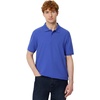 Amazon Essentials Men’s Regular-Fit Cotton Pique Polo Shirt, Short Sleeve (Available in Big & Tall)(Blue)