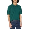Amazon Essentials Men’s Regular-Fit Cotton Pique Polo Shirt, Short Sleeve (Available in Big & Tall)(Evergreen)