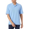 Amazon Essentials Men’s Regular-Fit Cotton Pique Polo Shirt, Short Sleeve (Available in Big & Tall)(French Blue)
