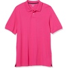 Amazon Essentials Men’s Regular-Fit Cotton Pique Polo Shirt, Short Sleeve (Available in Big & Tall)(Hot Pink)