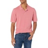 Amazon Essentials Men’s Regular-Fit Cotton Pique Polo Shirt, Short Sleeve (Available in Big & Tall)(Washed Red)