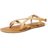 Amazon Essentials Women’s Casual Strappy Sandal(Natural)