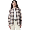 Amazon Essentials Women’s Regular-Fit Long-Sleeve Lightweight Cotton Brushed Flannel Shirt(Caramel Plaid)