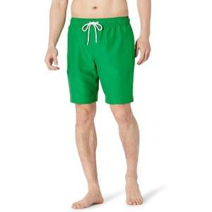 Amazon Essentials Men’s 9″ Quick-Dry Lightweight Breathable Swim Trunk with Mesh Liner(Dark Green)