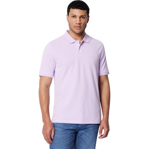 Amazon Essentials Men’s Regular-Fit Cotton Pique Polo Shirt, Short Sleeve (Available in Big & Tall)(Lavender)