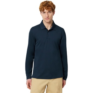 Amazon Essentials Men’s Slim Fit Long Sleeve Quick Dry Golf Polo Shirt(Dark Navy)