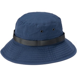 Amazon Essentials Men’s Washed Nylon Outdoor Wide Brim Sun Bucket Hat(Navy)