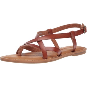 Amazon Essentials Women’s Casual Strappy Sandal(Tan)