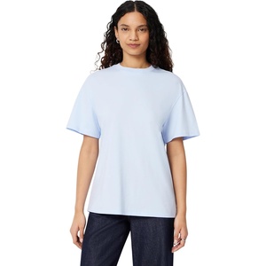 Amazon Essentials Women’s Oversized T-Shirt Cotton Span(Light Blue)