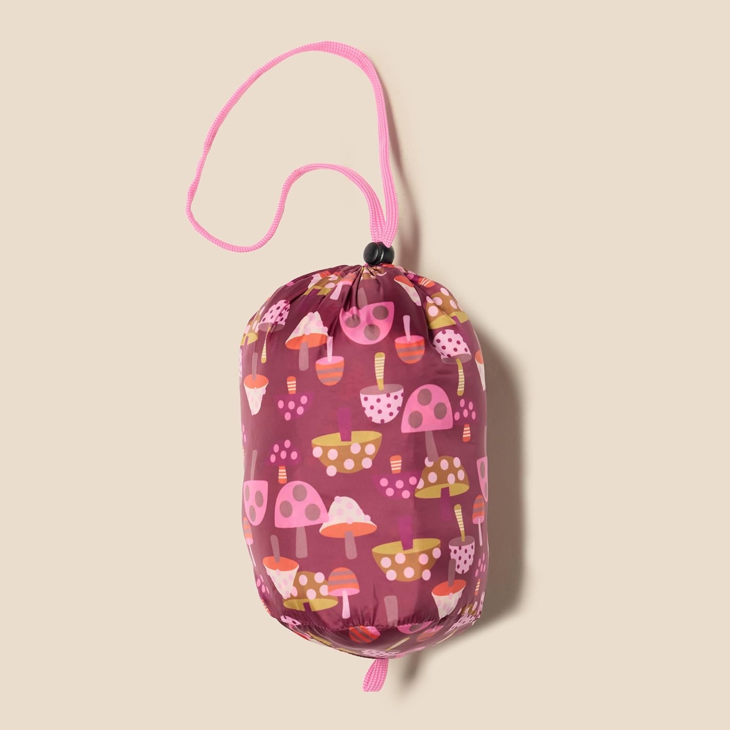 image:imageAmazon Essentials Girls and Toddlers Lightweight WaterResistant Packable Hooded Puffer JacketPink Mushroom