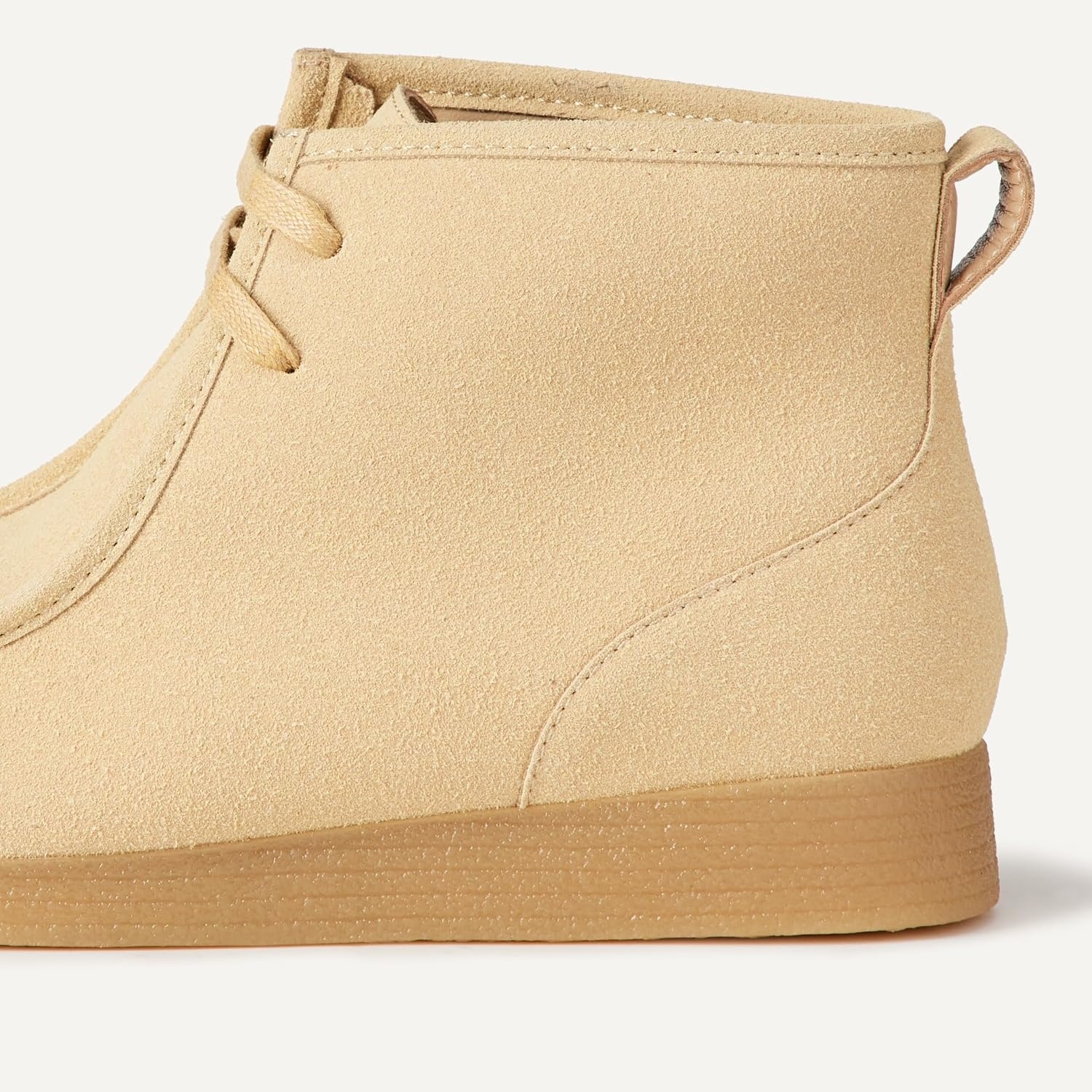 image:imageAmazon Essentials Mens Lightweight Chukka Moc Toe BootsSand Faux Suede