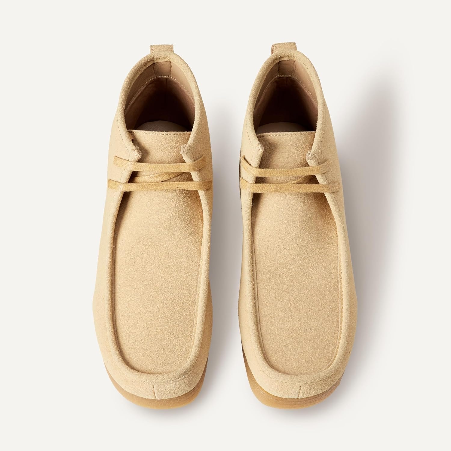 image:imageAmazon Essentials Mens Lightweight Chukka Moc Toe BootsSand Faux Suede
